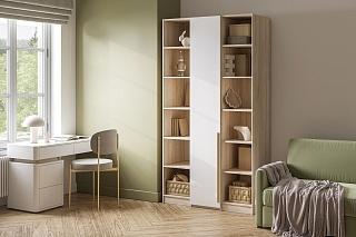 Шкаф распашной Хейсон - 29 Дуб Сонома / Белый