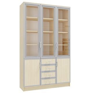 Книжный шкаф Альма - 18 Дуб Молочный