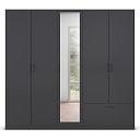 Шкаф распашной Бари - 4 Черный