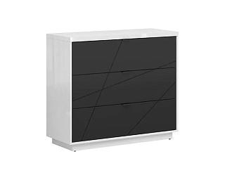 Комод Бостон - 3 Черный