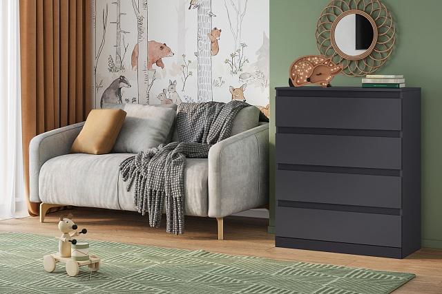 Комод Мальм - 16 Графит