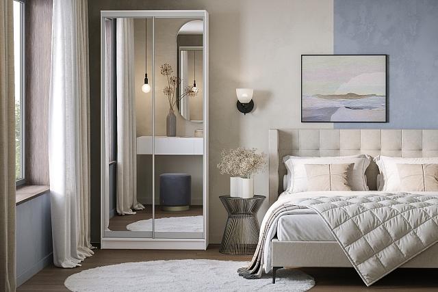 Шкаф-купе Борнео - 2.5С Белый