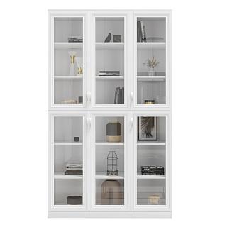 Книжный шкаф Библиограф - 3 №2 Белый