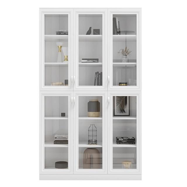 Книжный шкаф Библиограф - 3 №2 Белый