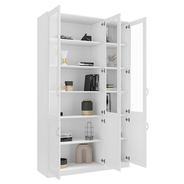 Книжный шкаф Библиограф - 3 №3 Белый