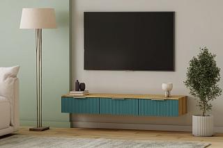 Тумба под ТВ Салерно 3 Аквамарин