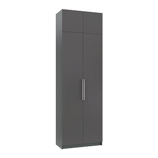 Шкаф распашной Калифорния - 2 с антресолью Графит