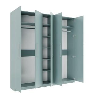 Шкаф распашной Калифорния - 5 Сумеречный Голубой