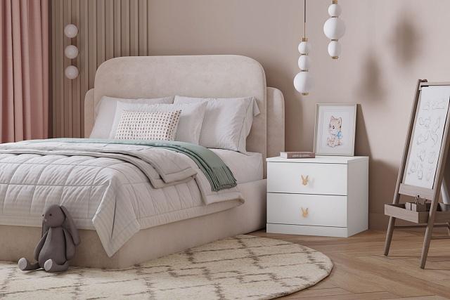 Тумба прикроватная Банни Mini - 3 Белый