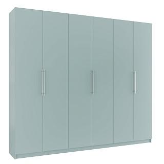 Шкаф распашной Калифорния - 6 Сумеречный Голубой
