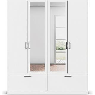 Шкаф распашной Бари - 6 Белый