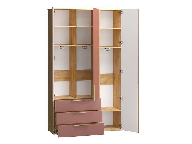 Шкаф распашной Кайси МДФ - 6 Шарли Терракота