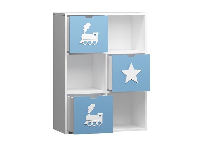 Стеллаж Kids - 11 Пастельно-Синий