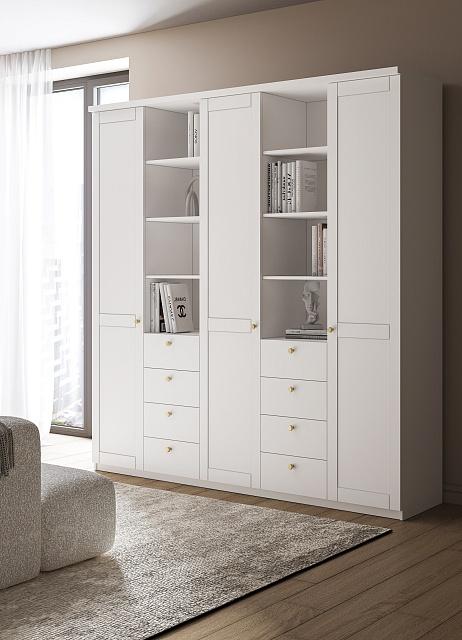 Шкаф распашной София РАХ - 21 МДФ Белый