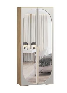 Шкаф распашной Брей - 1.2 Дуб Золотистый / Кашемир