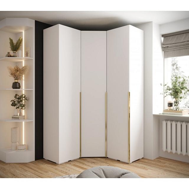 Шкаф угловой Мори - 10 Белый