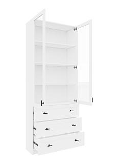 Стеллаж Билли Хелена - 39 Белый / Черный