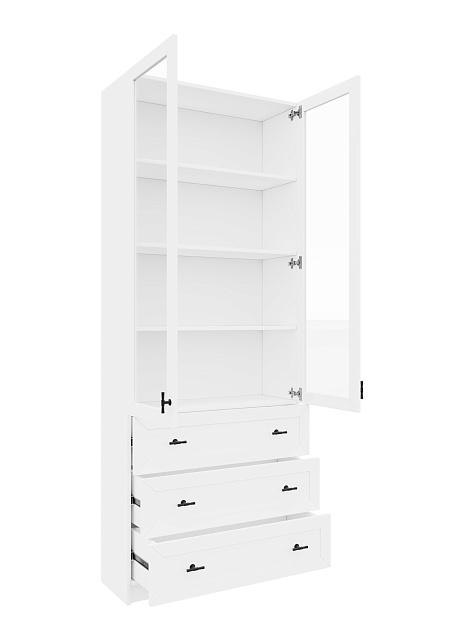 Стеллаж Билли Хелена - 39 Белый / Черный