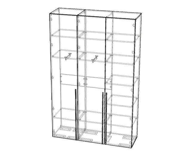 Шкаф распашной Мори - 5 Кашемир
