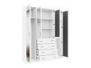 Шкаф распашной Стелла - 1 Белый