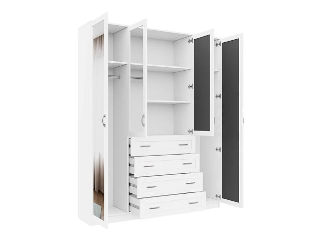 Шкаф распашной Стелла - 1 Белый
