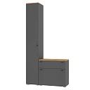 Прихожая Квели - 5 Графит