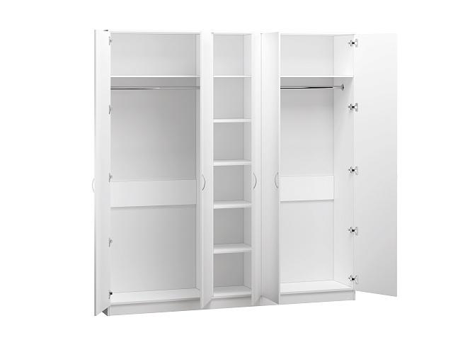 Шкаф распашной Лайт-5 Белый