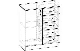 Комод Горизонт К.044.800-01