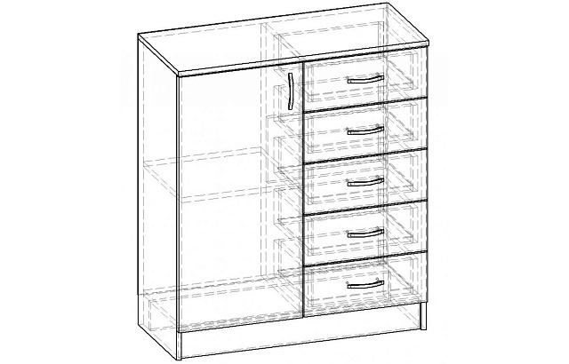 Комод Горизонт К.044.800-01