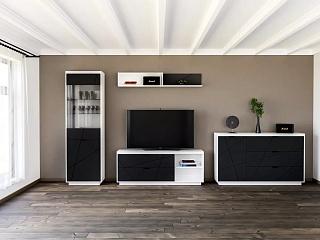 Стенка Бостон - 5 Черный