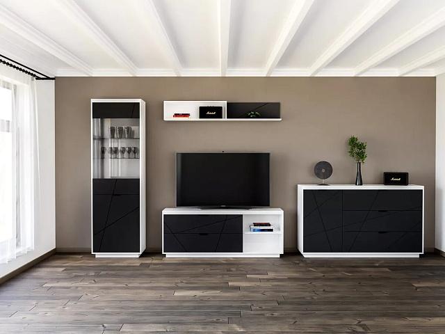 Стенка Бостон - 5 Черный