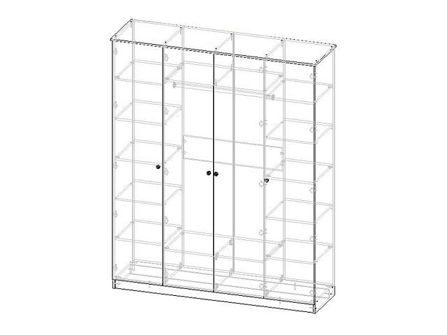 Шкаф распашной Монреаль-4