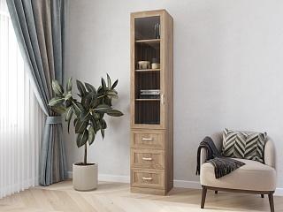 Книжный шкаф Библиограф - 1 №5 Дуб Сонома