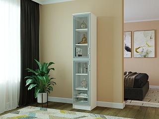 Книжный шкаф Альма - 2 Белый