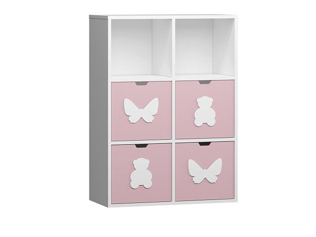 Стеллаж Kids - 10 Розовый Лайт