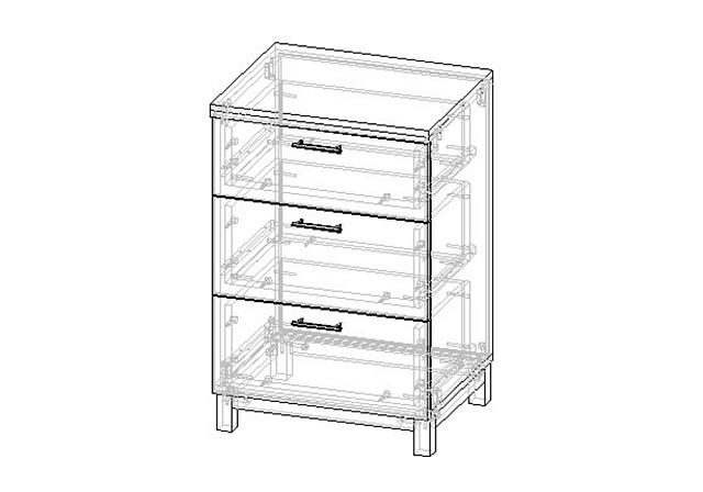Комод Техас - 1 МДФ