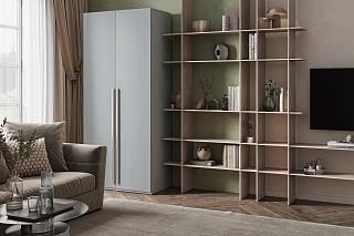 Шкаф распашной Лорена Бест - 2 Серый Камень