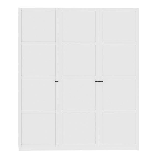 Шкаф распашной Скаген - 3 Белый