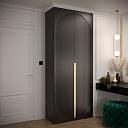 Шкаф распашной Брей - 1 Черный