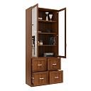 Книжный шкаф Библиограф - 2 №4 Орех Экко