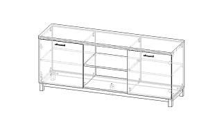 Тумба под ТВ Техас - 1 МДФ