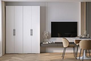 Шкаф распашной Мори-Хелена - 7 Белый