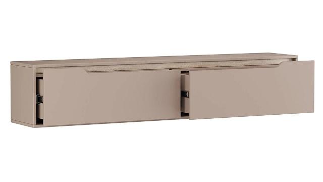 Тумба под ТВ подвесная Бонди - 1 Капучино