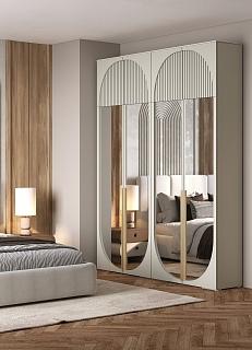 Шкаф распашной Брей - 2.2 с антресолью Кашемир