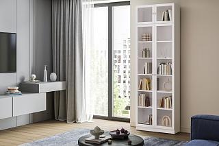 Библиотека Билли Хит с антресолью - 20 Белый