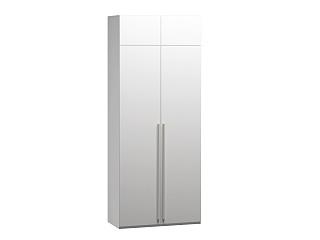 Шкаф распашной Лорена Бест - 2 с антресолью Белый