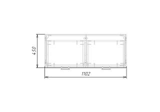 Комод Техас - 3 МДФ