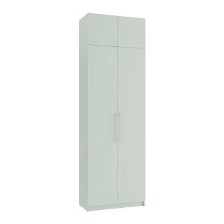 Шкаф распашной Калифорния - 2 с антресолью Пастельный Зеленый