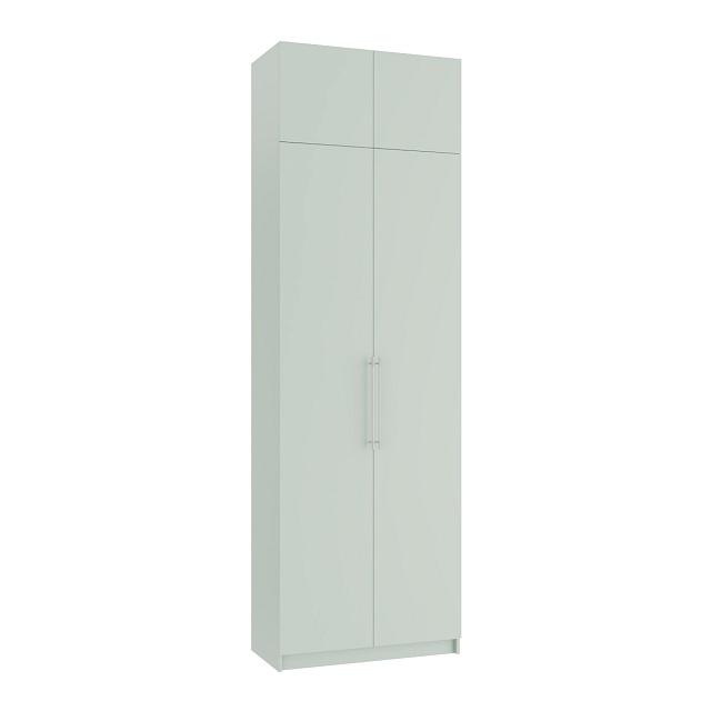 Шкаф распашной Калифорния - 2 с антресолью Пастельный Зеленый