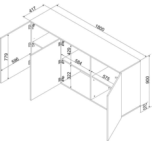Комод Алма - 1